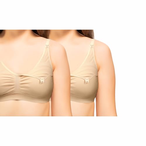 Image of NewMom Women's Lycra Non Padded Non-Wired Maternity Bra