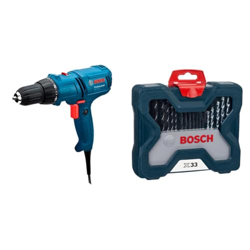 Parafusadeira Eletrica Bosch GSR 7-14 E com Kit X-Line 33 Peças