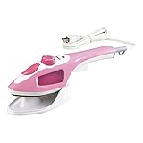 ツインバード 衣類スチーマー スチームアイロン アイロン ハンディ 軽量 ピンク SA-4086P