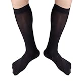 Limtula Herren-Socken, weich, atmungsaktiv, Samt, Seide, mittellang, Strümpfe für formelle Anlässe, professionelle Outfit-Socken, Schwarz , Einheitsgröße