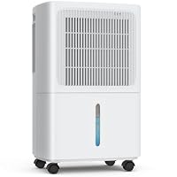 LEENON Dehumidifiers for Home 12L/Day Compressor Dehumidifier for Bedroom with Ultra-Quiet Sleep Mode Drying Clothes, Auto Off, 24H Timer, Continuous Drainage, Humidity Sensor, for Basement Home Damp