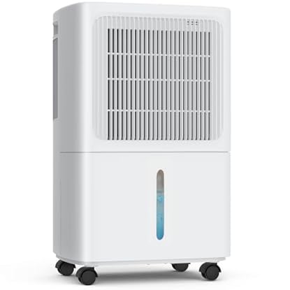 Foto di LEENON 12L Deumidificatore Casa Muffa, Silenzioso Dehumidifier Compressore per Casa Bagno, Modalità Smart/Continuo/Sleep, Doppio Drenaggio, Spegnimento Automatico, Timer 24 Ore, Adatto fino a 30m²