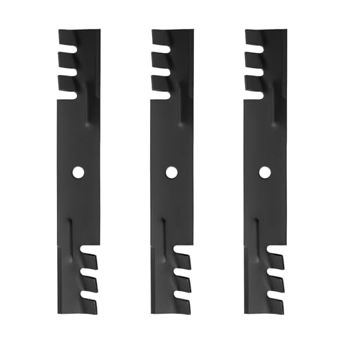 BCQNXX 482877 Mulching Blades Set Replaces Scag 48110 481706 482461 483316 Snapper 7075771 7075771BZYP Lesco 21871 50111 Hustler 601123 Compatible with CZT19480KWV CZT19481KWV 48 Deck (3PACK)