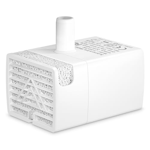 Replacement Wireless Pump for NPET WF220 Cat Water Fountain Battery Operated, Hassle-Free Cleaning, Auto Shut-Off Pump for Pet Water Fountain