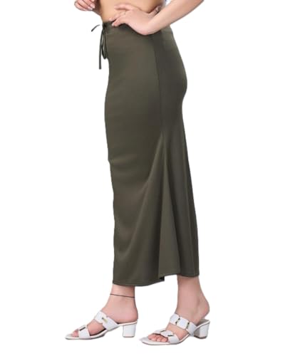 Image of LADLA FASHION] Women's Saree Shapewear - Mermaid Cut Saree Shaper Petticoat with Side Slit,