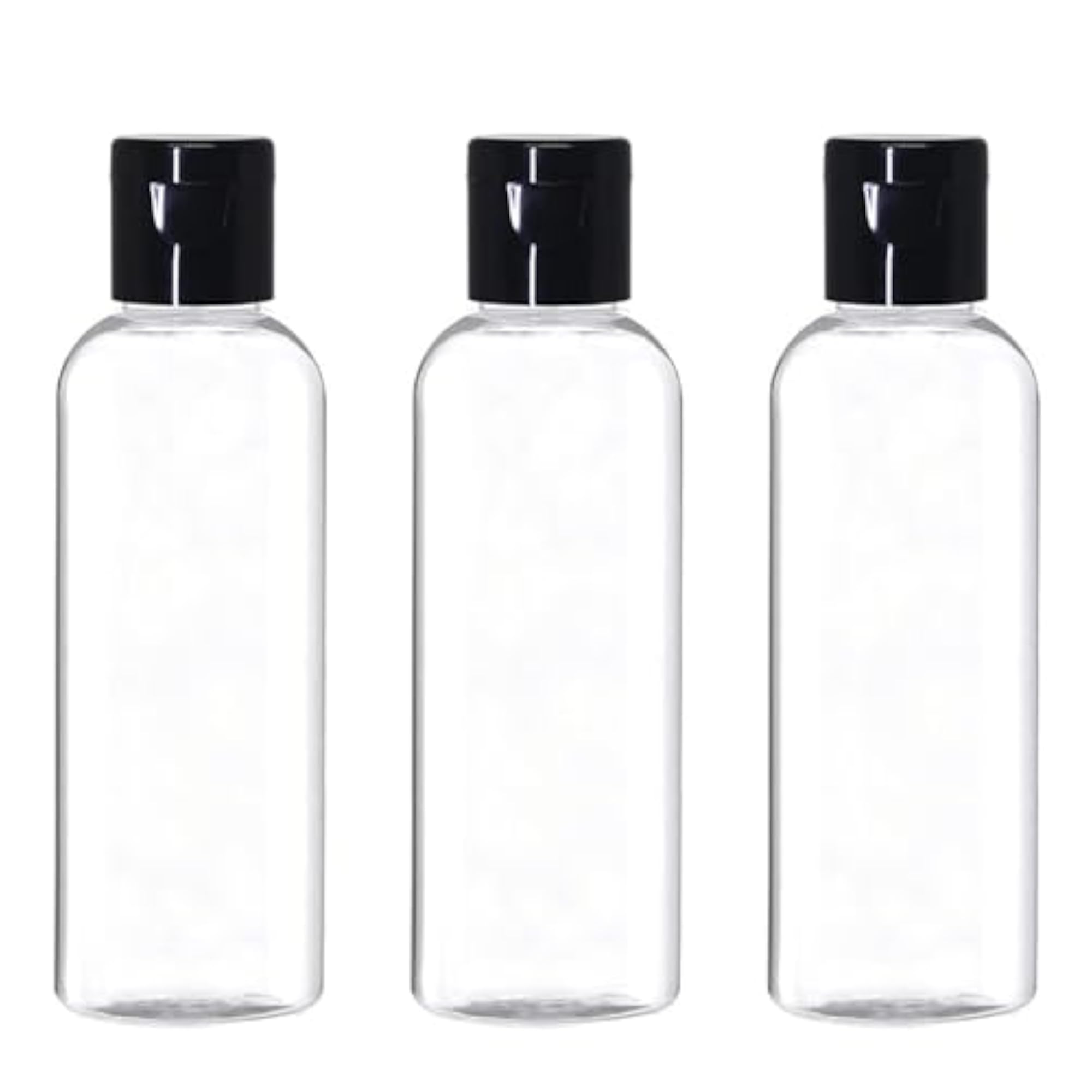 100ml Clear Plastic Refillable Travel Size Bottles