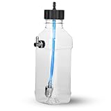 RC Fuel Tank, Transparent Plastic Engine Gasoline Fuel Tank Parts Remote Control Model Accessories for RC Airplane Aircraft (260ml)