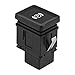 Qiilu Pièces détachées auto Contacteurs Bouton-poussoir, Bouton de frein de commutateur de stationnement de frein à main électronique de voiture pour B6 CC 3C