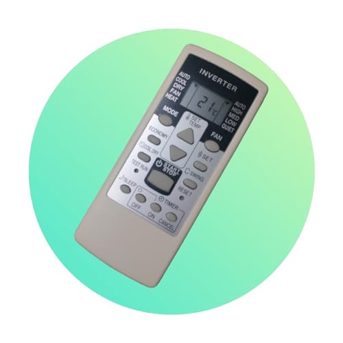 Image of Sanavya AC Remote Control - Compatible Replacement for Split & Window Air Conditioners - Replicates Genuine Remote Functions (O General Ac Remote 113C)