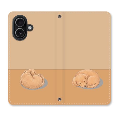 Lucky Mole XperiaAceII�p�̃X�}�z�P�[�X �蒠�^ �x���g�Ȃ� �S�[���f�� �Q�� �h�b�O�C���X�g ���� �X�}�z�P�[�X PU���U�[ �J�[�h���[ �}�O�l�b�g���� �ϏՌ� SO-41B