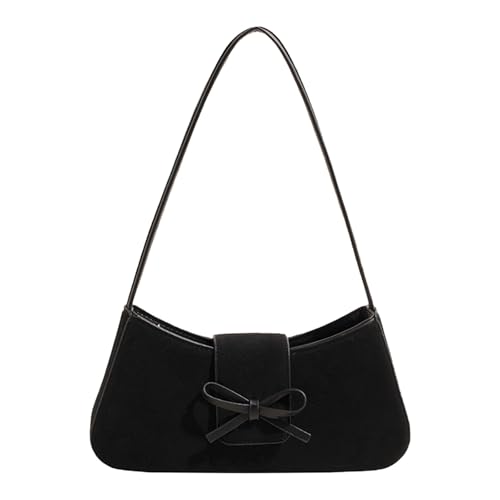 Sac en cuir rétro élégant au nœud papillon et finitions premium