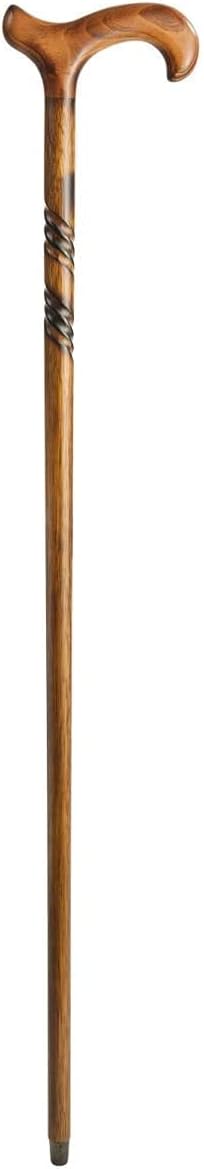 - cosy tossy Black Rope Design Wooden Walking Sticks for Men; Women/old people(36 Inch)