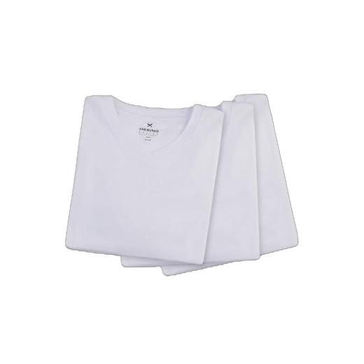 Kit Com 3 Camisetas Masculinas Básicas Slim Gola V