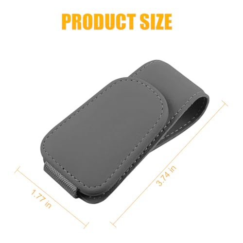 Image of AICEL Sunglasses Holders for Car Sun Visor, Leather Eyeglasses Hanger Mounter, Magnetic Glasses Holder and Ticket Card Clip, Auto Interior Accessories Universal for SUV Pickup Truck
