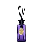 M&SENSE Luxury Reed Diffuser 180ml, Lavender Eucalyptus Scented with Natural Essential Oils, Long Lasting with 7 Sticks, Non-Toxic Home Fragrance for Bedroom, Bathroom Decor, Elegant Glass Bottle