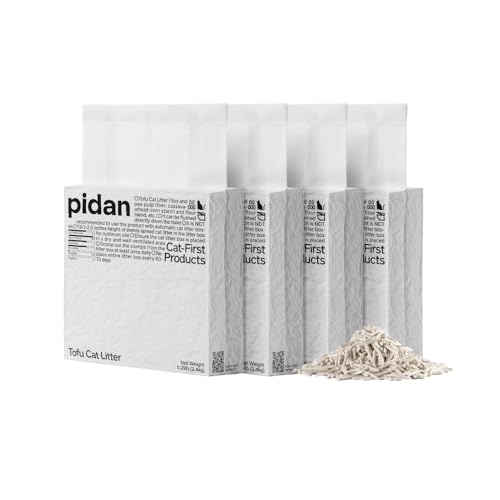 pidan tofu cat litter lightweight clumping pellet litter flushable plant based
