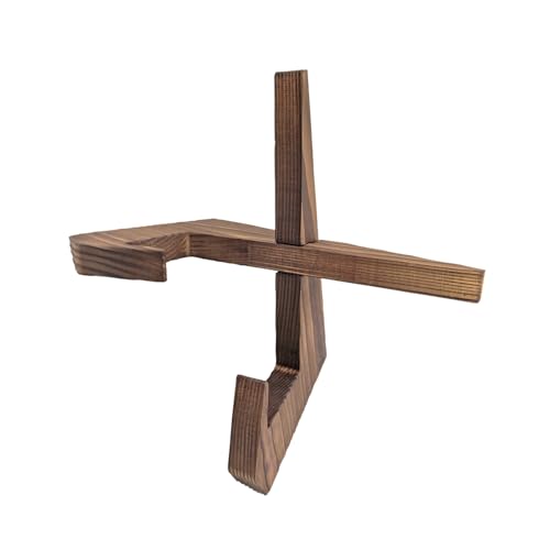 ソリッド レコード ディスプレイ スタンド コンパクト 省スペース ストレージ 音楽コレクター & 雑誌用の素早いセットアップ ソリッド ウッド レコード ホルダー