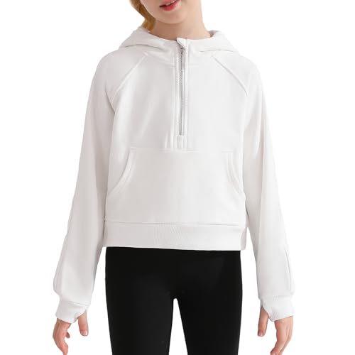 Sweat à capuche pour filles avec manches longues vêtement automne ado 7-14 ans