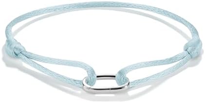 THOMAS SABO Connect Textile Bracelet 925 Sterling Silver