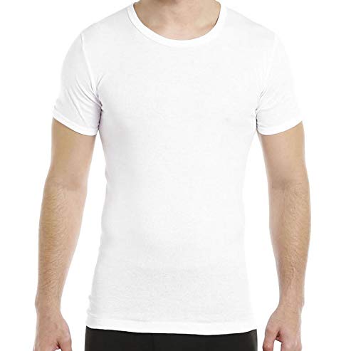 BYCBOYS COTTON ROUND NECK UNDERSHIRT - WHITE