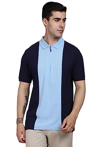 Image of Dennis Lingo Men's Cotton Polo Neck Regular Fit T-Shirt