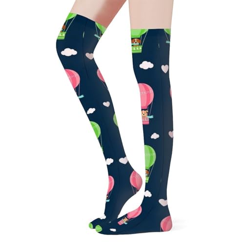 Novelty Knee High Funky Socks Cute Gifts For Women Girls Holiday Party2