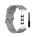 Huwokxix Watch Strap compatible with Huawei Watch Fit,Adjustable Silicone Sports Strap Replacement Band for Huawei Watch Fit Smart Watch