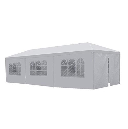GOJOOASIS Canopy Tent Wedding Party Tent 10' x 30' with 8 Removable Walls