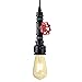 Produktbild KAWELL Retro Industrielle Pendelleuchte Wasserrohr Konleuchter Vintage Hängelampe Art Deco Eisen E27 Base 60W Max für Loft Cafe Bar Restaurant Küche