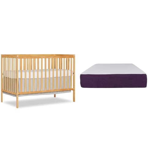 Consejos para Comprar In bed favoritos de las personas. 38 Dream On Me Synergy 5-in-1 Convertible Crib in Natural + Memory Foam Baby Colchón de Cuna para Bebé Baby Good Firmeza Media/Suave - 130 x 70 x 15 cm Hecho de Espuma de...
