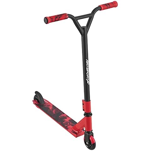 ArtSport Stunt Scooter Red Smoke - Trick Roller für Kinder & Jugendliche Cover