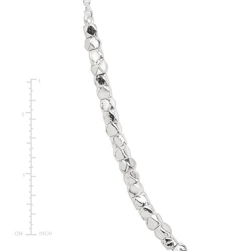 Silpada 'Rosemarine' Beaded Necklace In Sterling Silver, 16" + 2" #TOP4