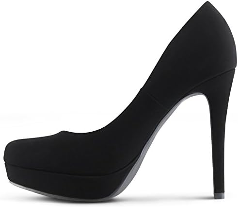 almond toe platform heels