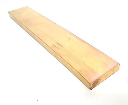 1,27 cm x 5,1 cm Messing-Flachstange, 10,2 cm lang, C360 massiv, 12,7 cm Platte, 12 mm Mühlenlager H02 Handwerk DIY Fräsdrehmaschine (1,27 x 5,1 x 10,2 cm) Cover