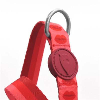 Harnais pour chien norvégien Morso rouge à lèvres recyclé rose