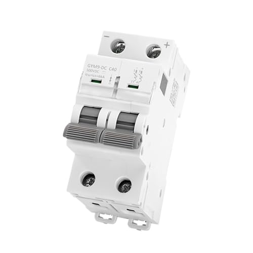 Disjoncteur DC MCB 2P 500V 6KA protection circuit photovoltaïque 40A