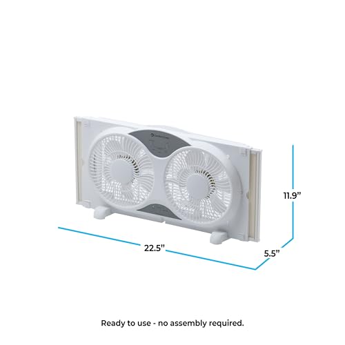 Image of Comfort Zone CZ310R Twin Window Fan