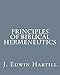 Principles of Biblical Hermeneutics