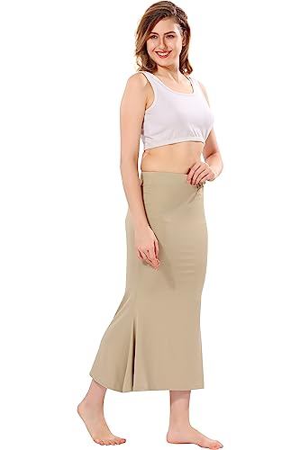 XOYA Soft Lycra Blended Saree Shapewear for Women/Fishcut Fit Petticoat Saree Silhouette Shape Wear Dress for Saree - Image 4