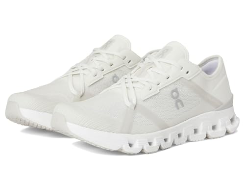 On Women's Cloud X 4 AD, White/Wolf, 8.5 Medium