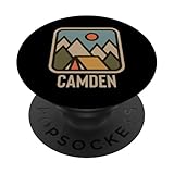 Camden Maine Gear Tent Camping Logo