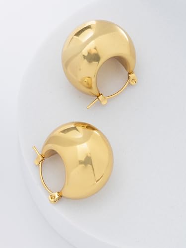 Image of Scintillare by Sukkhi Excellent Stainless Steel Round Hoop Earring Jewellery for Women & Girls|Anti Tarnish Jewellery|Gifts for Wife Girlfriend Mother Sister