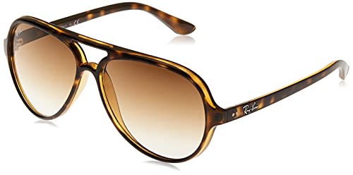 Ray-Ban RB4125 Cats 5000 Aviator Sunglasses, Test, 59 mm