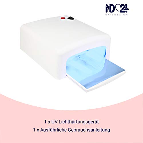 Shellac Polish Gel Nagellack Pink Starter Set Basic mit UV Lampe - Lacke Made in Germany + Zubehör – Bild 5
