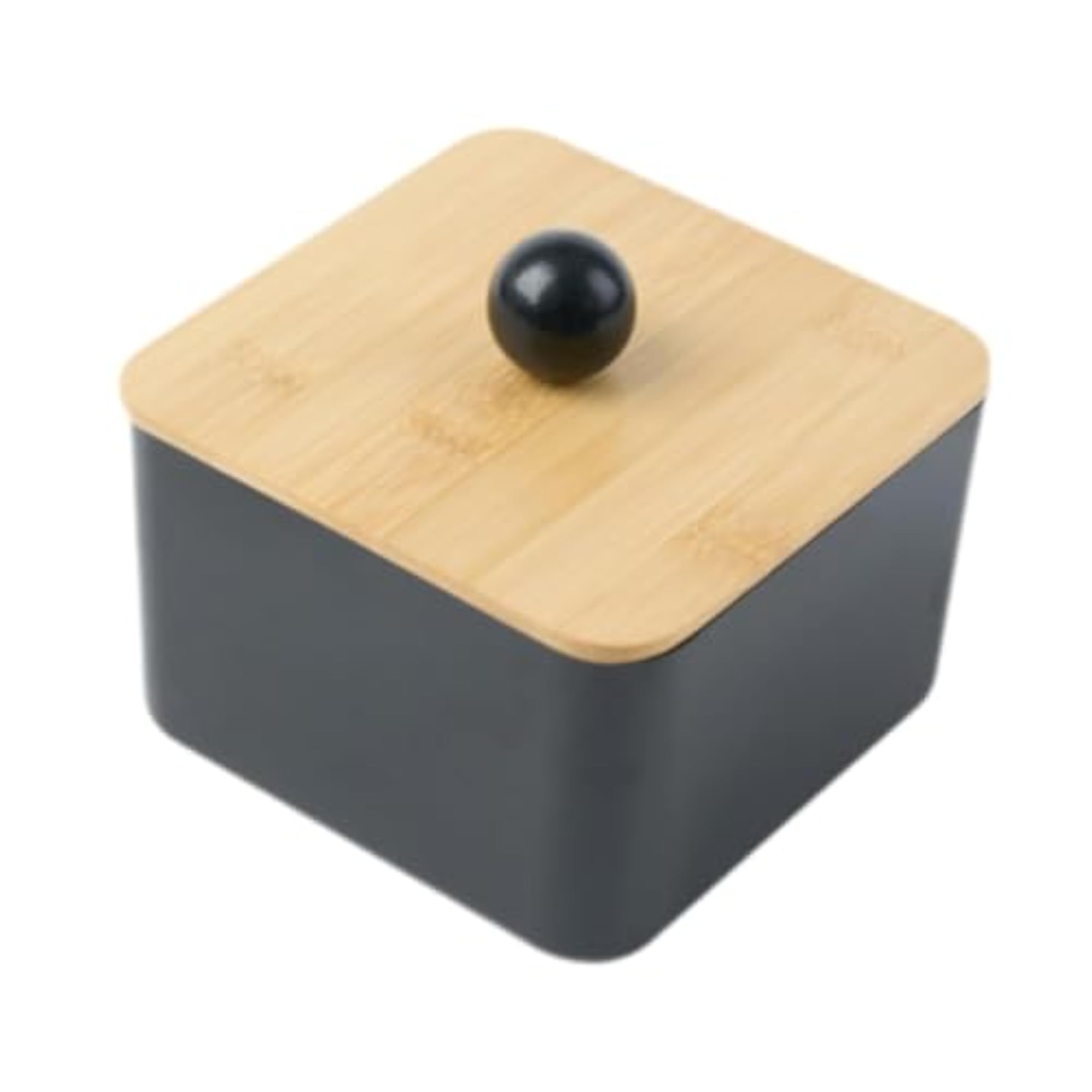Desktop Cosmetics Storage Box, Black Design