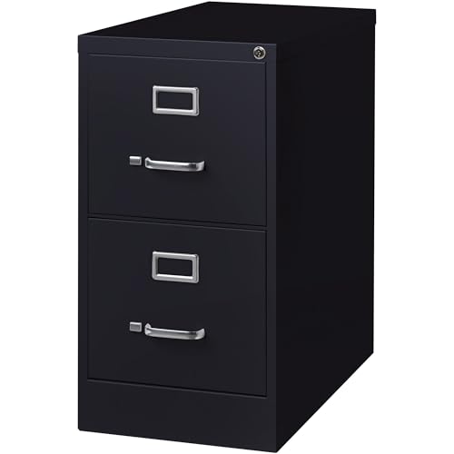Lorell 60194 2-Drawer Vertical File,w/ Lock,15-Inch x26-1/2-Inch x28-3/8-Inch ,Black thumbnail 5