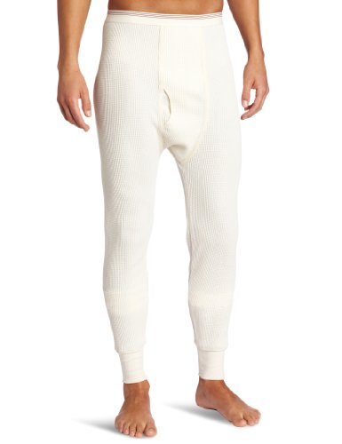 Key Industries Men's Big & Tall Key Apparel Thermal Base Layer Bottom, Ecru, Large/Tall