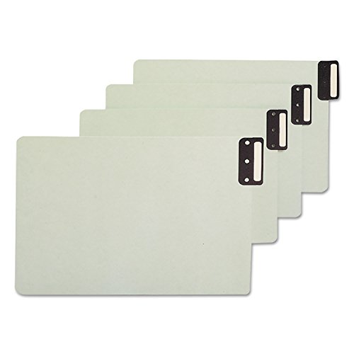 Smead 63235 End Tab Guides Blank Vertical Metal Tabs Pressboard Legal 50/Box #TOP25