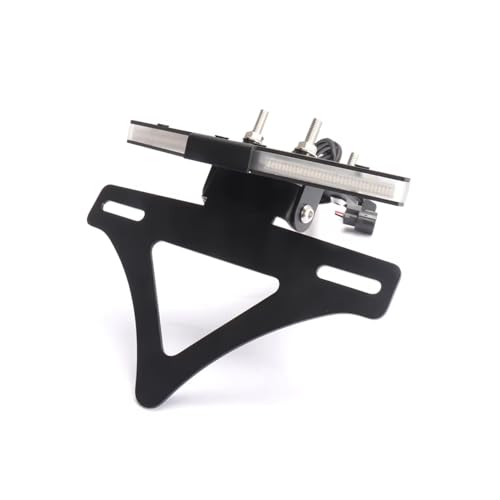 Support plaque immatriculation moto court réglable Z1000 cadre noir
