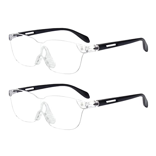SKYWAY 2 Pack Lupenbrille, 160% VergrößErung, Tragbare...